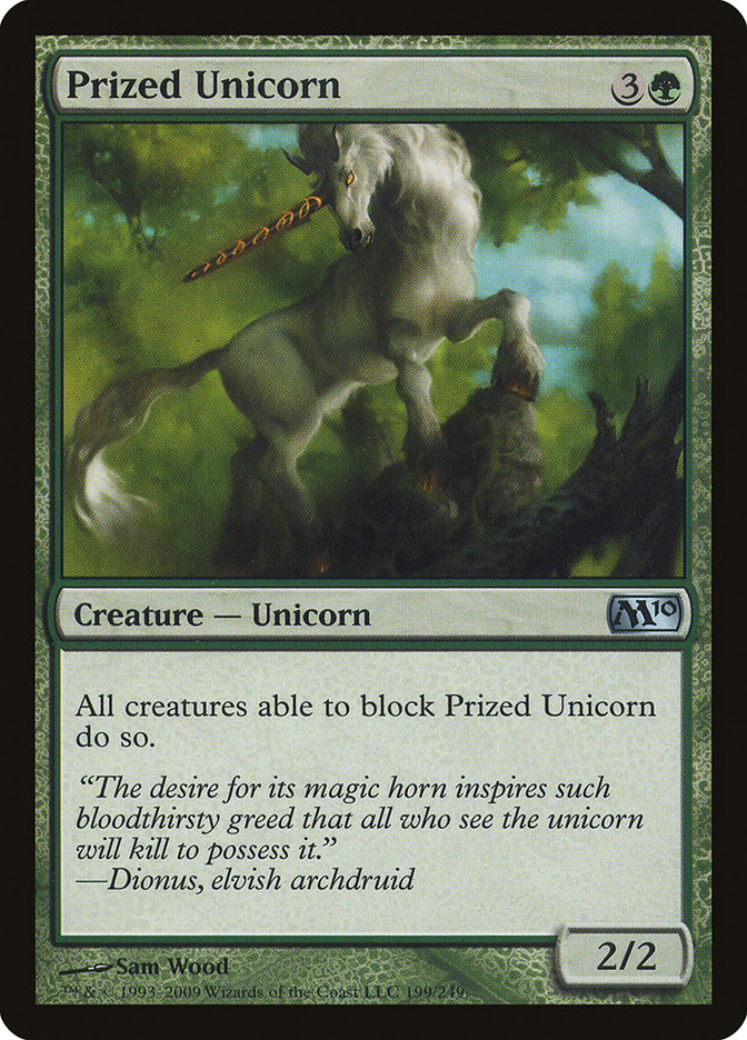Prized Unicorn [Magic 2010] Magic: The Gathering