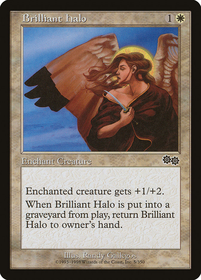 Brilliant Halo [Urza's Saga] Magic: The Gathering