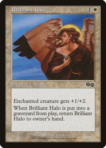 Brilliant Halo [Urza's Saga] Magic: The Gathering