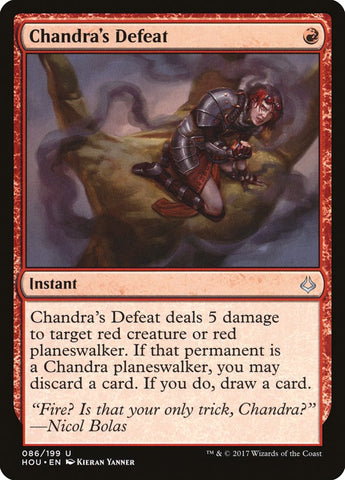 Chandra's Defeat [Hour of Devastation] Magic: The Gathering