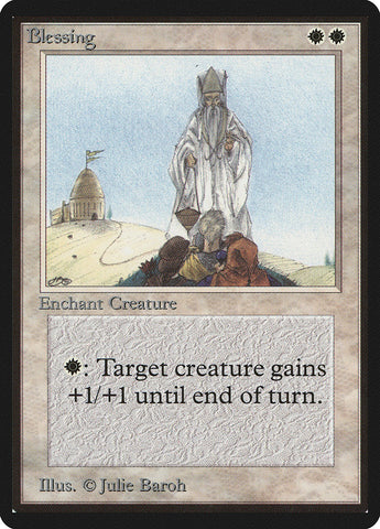 Blessing [Beta Edition] Magic: The Gathering