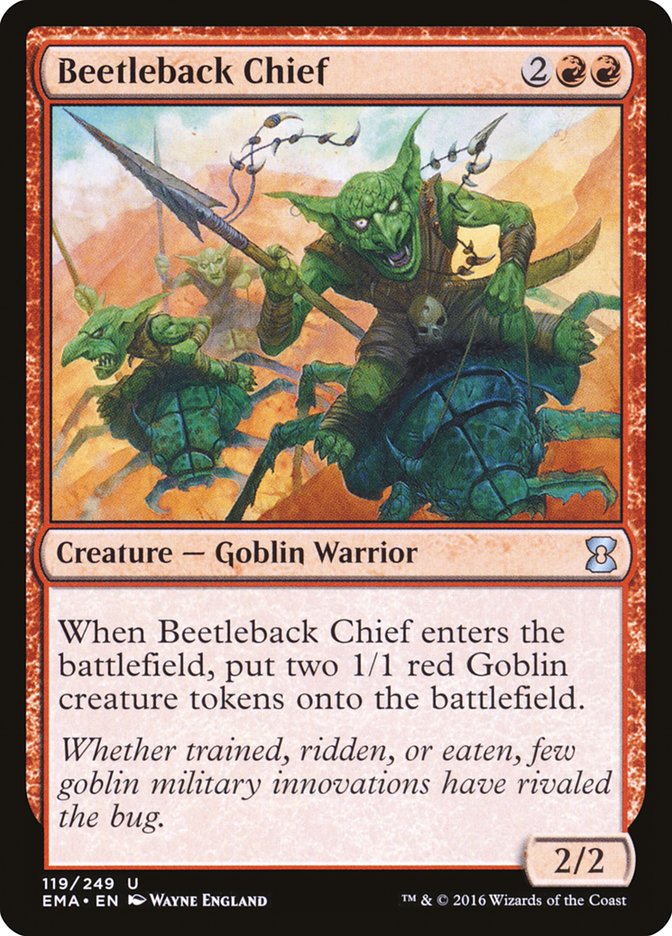 Beetleback Chief [Eternal Masters] Magic: The Gathering