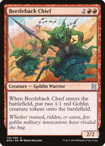 Beetleback Chief [Eternal Masters] Magic: The Gathering