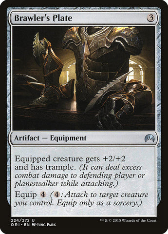 Brawler's Plate [Magic Origins] Magic: The Gathering