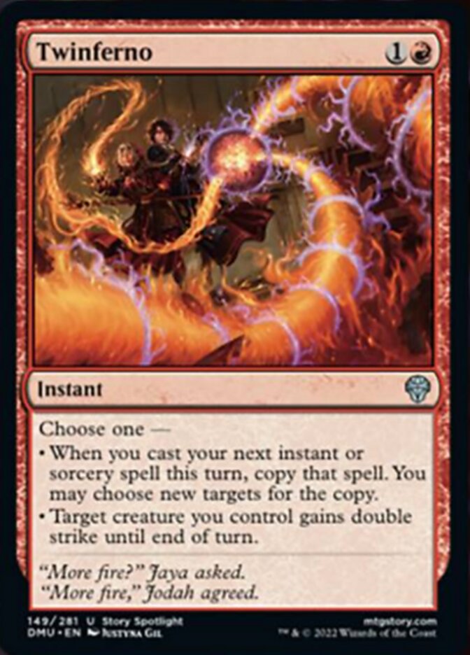 Twinferno [Dominaria United] Magic: The Gathering