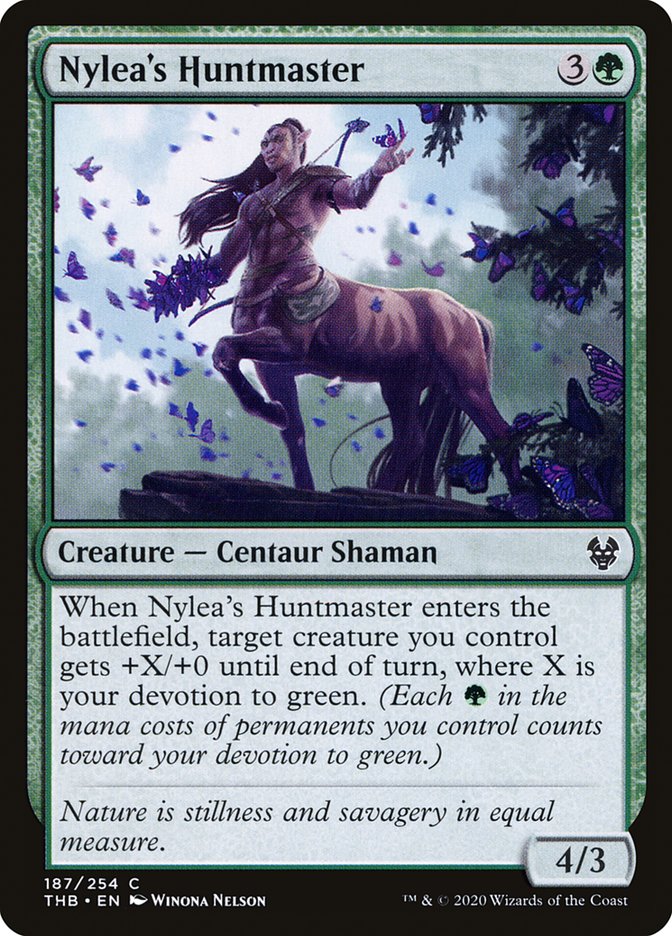 Nylea's Huntmaster [Theros Beyond Death] Magic: The Gathering