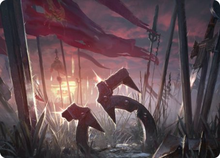 Field of Ruin Art Card [Innistrad: Midnight Hunt Art Series] Magic: The Gathering