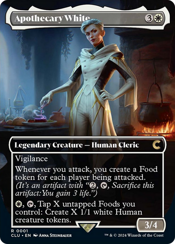 Apothecary White (Borderless) [Ravnica: Clue Edition] Magic: The Gathering