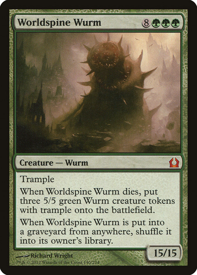 Worldspine Wurm [Return to Ravnica] Magic: The Gathering