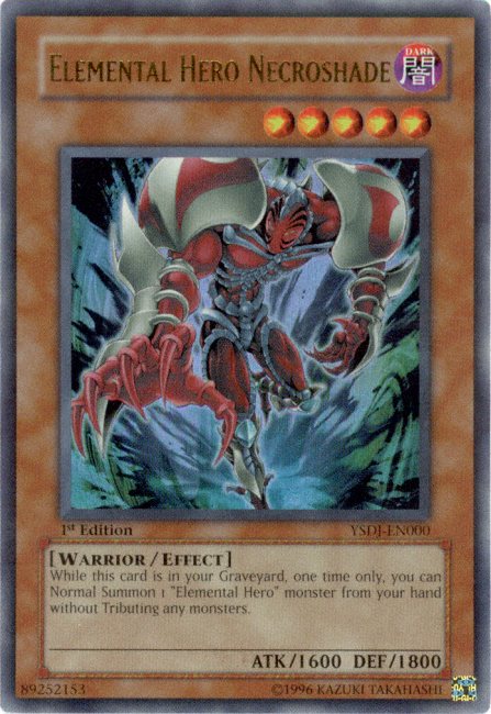 Elemental HERO Necroshade [YSDJ-EN000] Ultra Rare Yu-Gi-Oh!