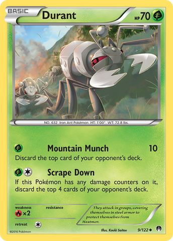 Durant (9/122) [XY: BREAKpoint] Pokémon