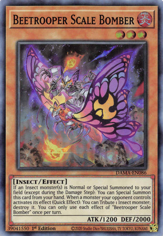 Beetrooper Scale Bomber [DAMA-EN086] Super Rare Yu-Gi-Oh!