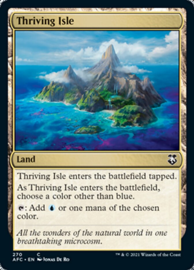 Thriving Isle [Dungeons & Dragons: Adventures in the Forgotten Realms Commander] Magic: The Gathering