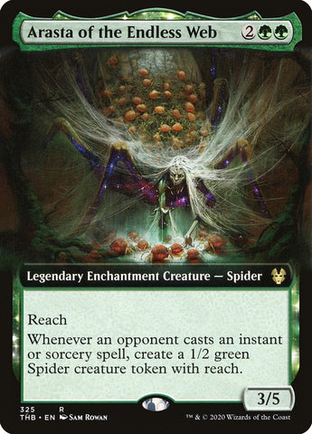 Arasta of the Endless Web (Extended Art) [Theros Beyond Death] Magic: The Gathering
