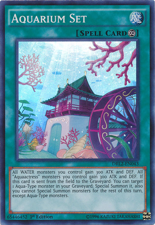 Aquarium Set [DRL2-EN043] Super Rare Yu-Gi-Oh!