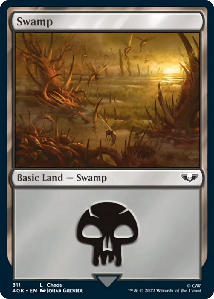 Swamp (311) [Warhammer 40,000] Magic: The Gathering