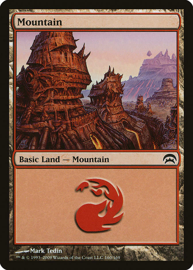 Mountain (160) [Planechase] Magic: The Gathering