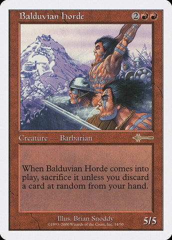 Balduvian Horde [Beatdown] Magic: The Gathering
