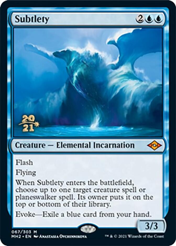 Subtlety [Modern Horizons 2 Prerelease Promos] Magic: The Gathering