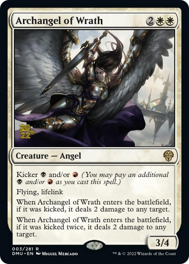 Archangel of Wrath [Dominaria United Prerelease Promos] Magic: The Gathering