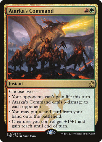 Atarka's Command [Dragons of Tarkir] Magic: The Gathering