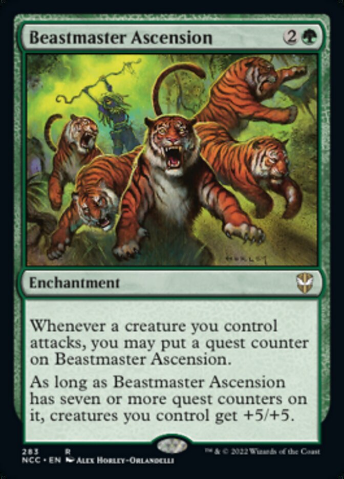 Beastmaster Ascension [Streets of New Capenna Commander] Magic: The Gathering