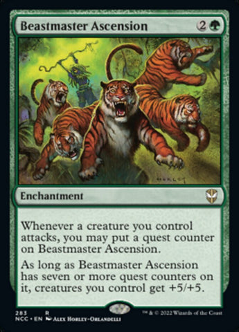 Beastmaster Ascension [Streets of New Capenna Commander] Magic: The Gathering