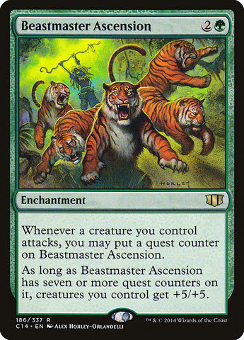 Beastmaster Ascension [Commander 2014] Magic: The Gathering