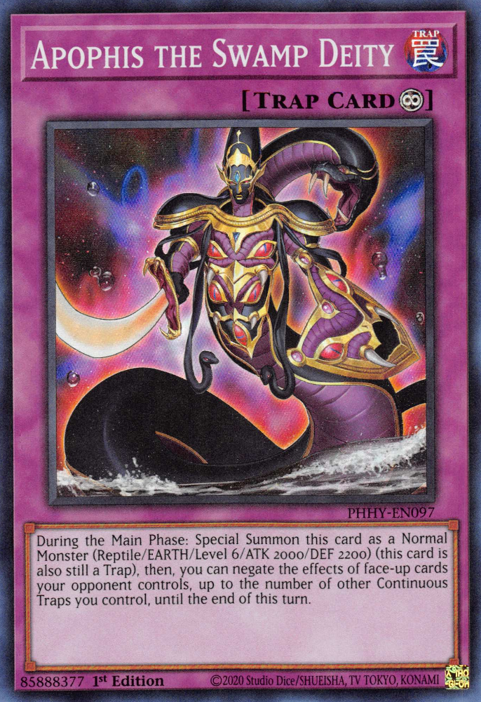 Apophis the Swamp Deity [PHHY-EN097] Super Rare Yu-Gi-Oh!