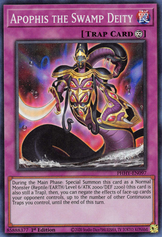 Apophis the Swamp Deity [PHHY-EN097] Super Rare Yu-Gi-Oh!