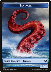 Human Soldier // Tentacle Double-Sided Token [Theros Beyond Death Tokens] Magic: The Gathering