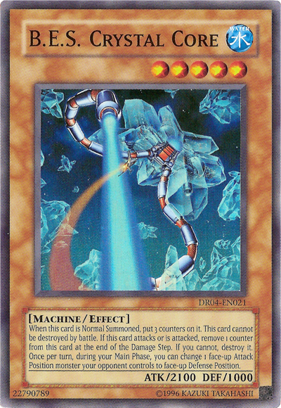 B.E.S. Crystal Core [DR04-EN021] Super Rare Yu-Gi-Oh!