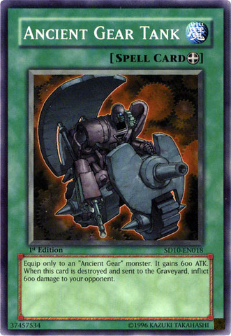 Ancient Gear Tank [SD10-EN018] Common Yu-Gi-Oh!