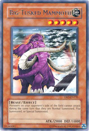 Big-Tusked Mammoth [DR3-EN135] Rare Yu-Gi-Oh!