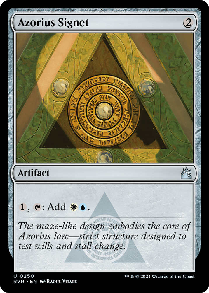 Azorius Signet [Ravnica Remastered] Magic: The Gathering