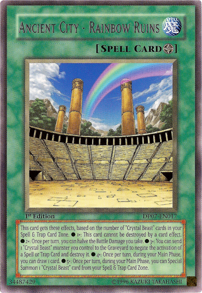 Ancient City - Rainbow Ruins [DP07-EN017] Rare Yu-Gi-Oh!