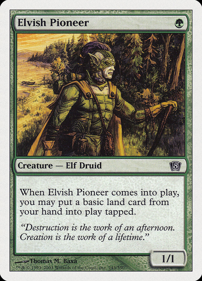 Elvish Pioneer [Eighth Edition] Magic: The Gathering