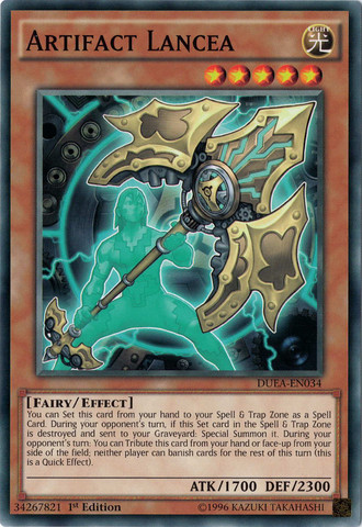 Artifact Lancea [DUEA-EN034] Common Yu-Gi-Oh!