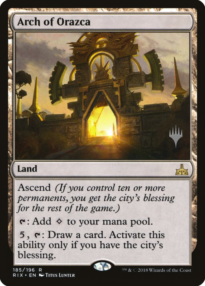 Arch of Orazca (Promo Pack) [Rivals of Ixalan Promos] Magic: The Gathering