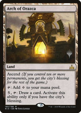 Arch of Orazca (Promo Pack) [Rivals of Ixalan Promos] Magic: The Gathering
