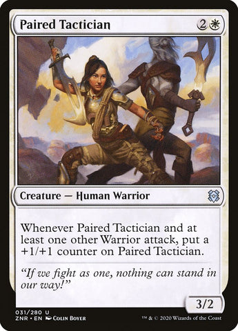 Paired Tactician [Zendikar Rising] Magic: The Gathering