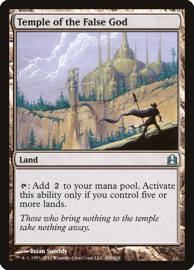 Temple of the False God [Commander 2011] Magic: The Gathering