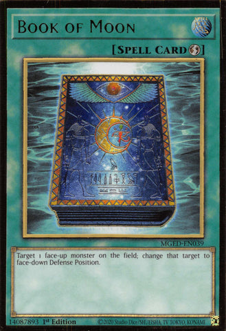 Book of Moon [MGED-EN039] Gold Rare Yu-Gi-Oh!