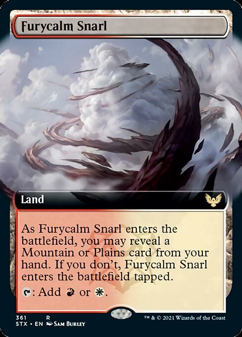 Furycalm Snarl (Extended Art) [Strixhaven: School of Mages] Magic: The Gathering