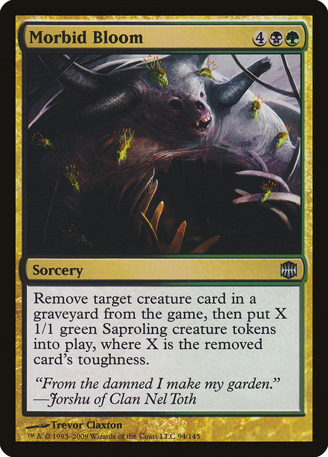 Morbid Bloom [Alara Reborn] Magic: The Gathering