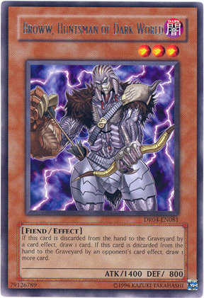 Broww, Huntsman of Dark World [DR04-EN081] Rare Yu-Gi-Oh!