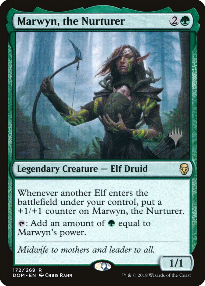 Marwyn, the Nurturer (Promo Pack) [Dominaria Promos] Magic: The Gathering