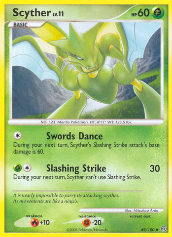 Scyther (49/100) [Diamond & Pearl: Stormfront] Pokémon