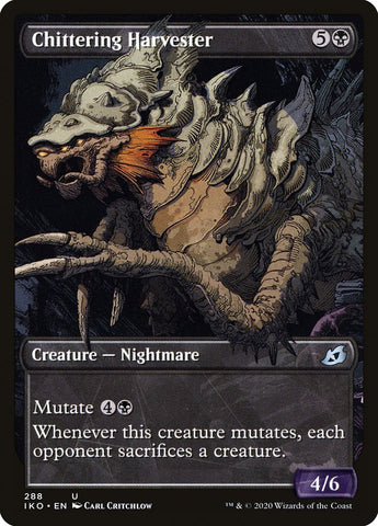 Chittering Harvester (Showcase) [Ikoria: Lair of Behemoths] Magic: The Gathering