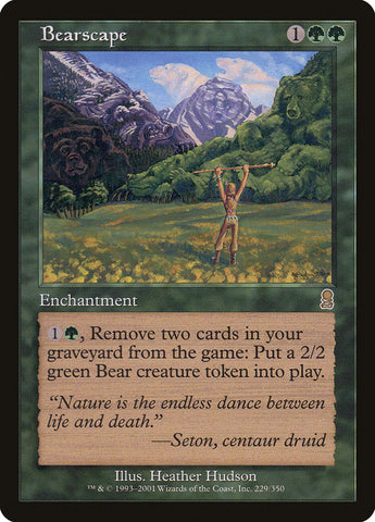 Bearscape [Odyssey] Magic: The Gathering